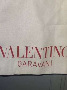 Two Valentino Garavani White Dustbags (2)